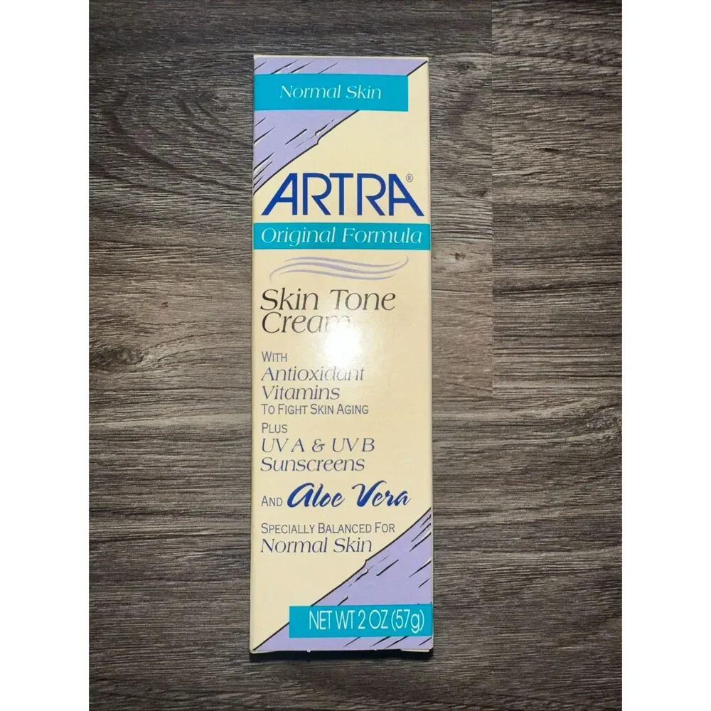 Artra Original Formula Skin Tone Cream NORMAL Skin UVA UVB Aloe Vera 2 oz NEW